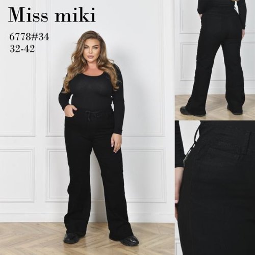 Джинсы Jeans Club (32-42) 6778 black (деми) Jeans Club 6778 black