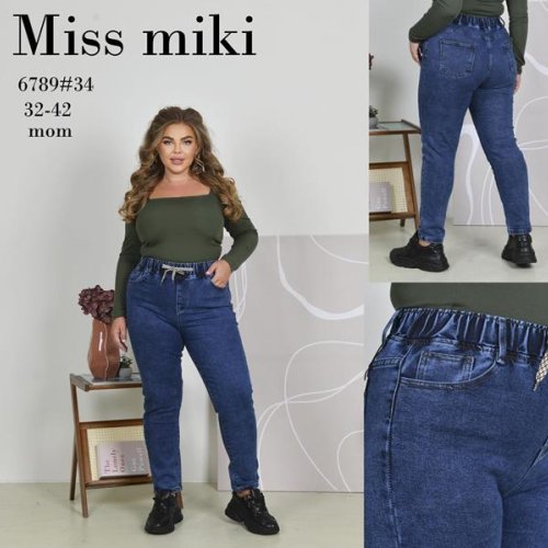 Джинсы Jeans Club (32-42) 6789 blue (деми) Jeans Club 6789 blue