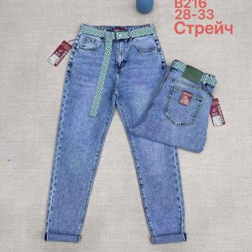 Джинсы Jeans Club (28-33) B216 l.blue (деми) Jeans Club B216 l.blue