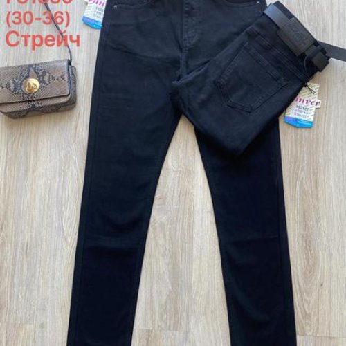 Джинсы Jeans Club (30-36) F81830 black (деми) Jeans Club F81830 black