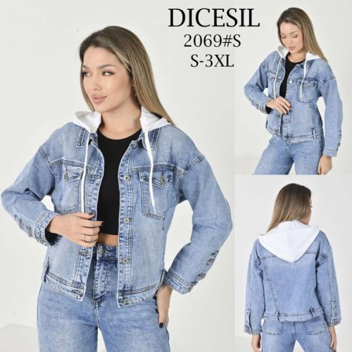 Куртка Leen (S-3XL) 2069 l.blue (деми) Leen 2069 l.blue