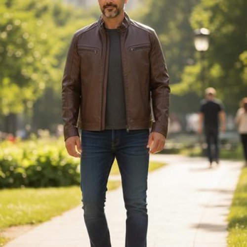 Куртка LiOpt (48-60) L11 brown (деми) LiOpt L11 brown