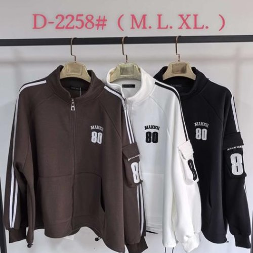 Кофта спорт DGMD (M-XL) D2258 brown (деми) DGMD D2258 brown