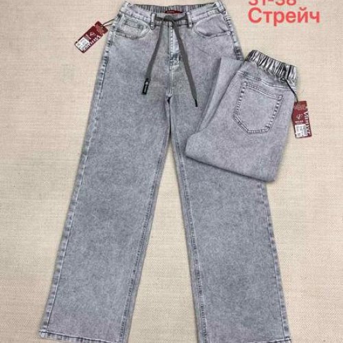 Джинсы Maxim Jeans (31-38) 107 l.grey (деми) Maxim Jeans 107 l.grey