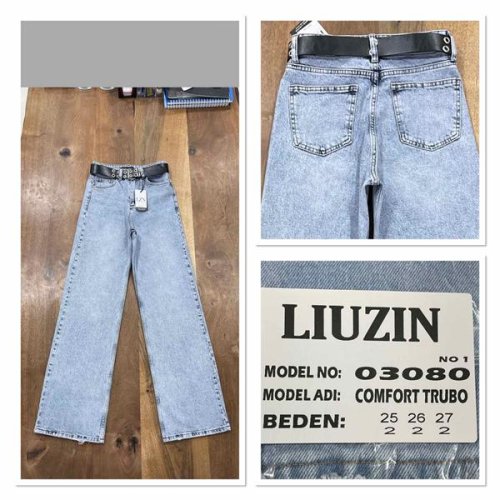 Джинсы Maxim Jeans (25-27) 03080-1 l.blue (деми) Maxim Jeans 03080-1 l.blue