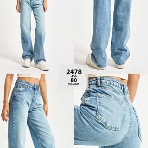 Джинсы Maxim Jeans (34-42) 2478-80 l.blue (деми) Maxim Jeans 2478-80 l.blue