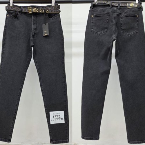 Джинсы Maxim Jeans (34-42) 1372 black (деми) Maxim Jeans 1372 black