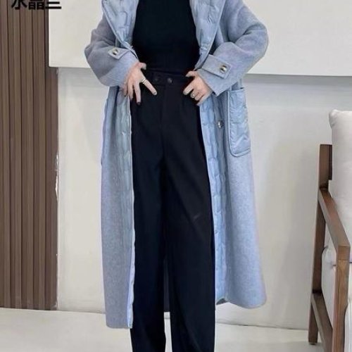 Пальто DIVO (M-L) 22102 l.blue (деми) DIVO 22102 l.blue