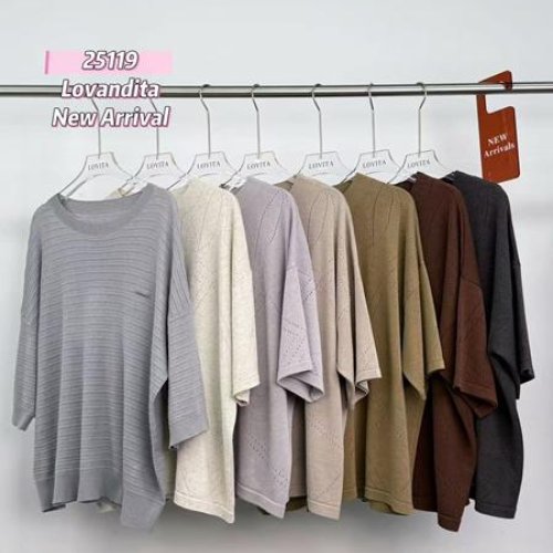 Свитер DIVO (one size) 25119 beige (деми) DIVO 25119 beige