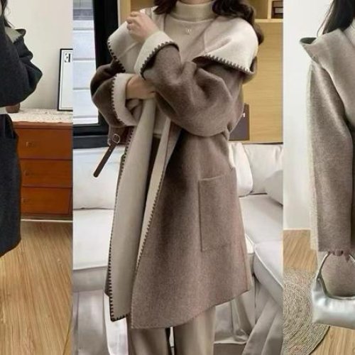 Пальто DIVO (one size) DV12 beige (деми) DIVO DV12 beige