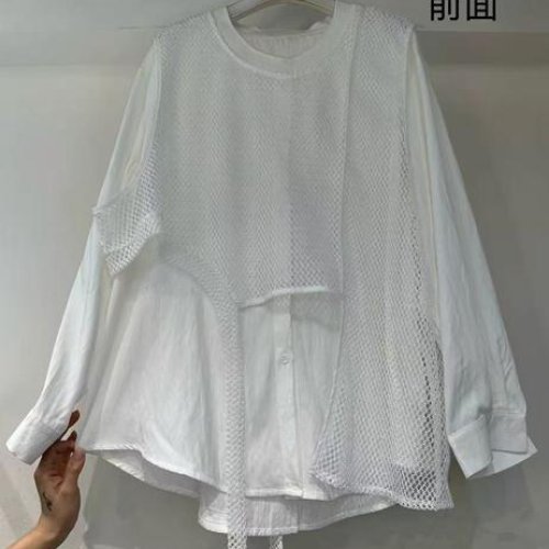 Блузка DIVO (one size) 21209 white (деми) DIVO 21209 white