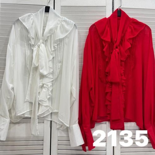 Блузка DIVO (one size) 2133 white (деми) DIVO 2133 white