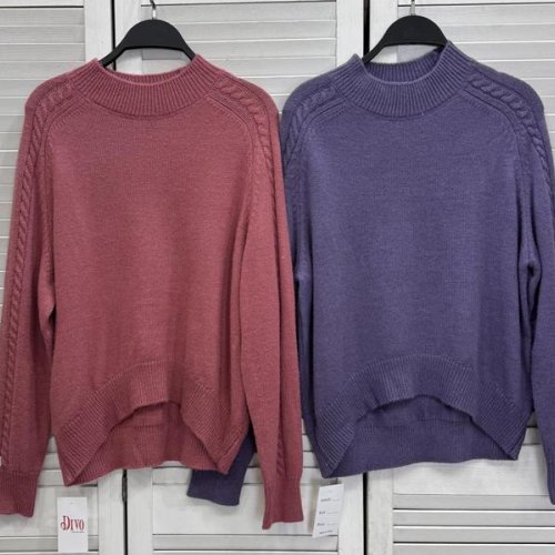 Свитер DIVO (one size) DV366 d.pink (зима) DIVO DV366 d.pink