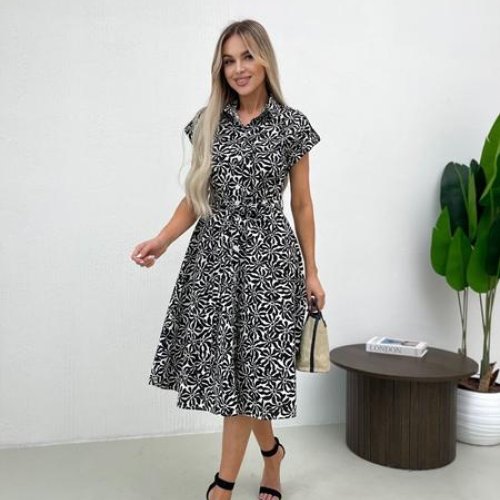 Платье Arina (42-48) 2444 black (лето) Arina 2444 black