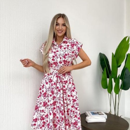 Платье Arina (42-48) 2444 red (лето) Arina 2444 red