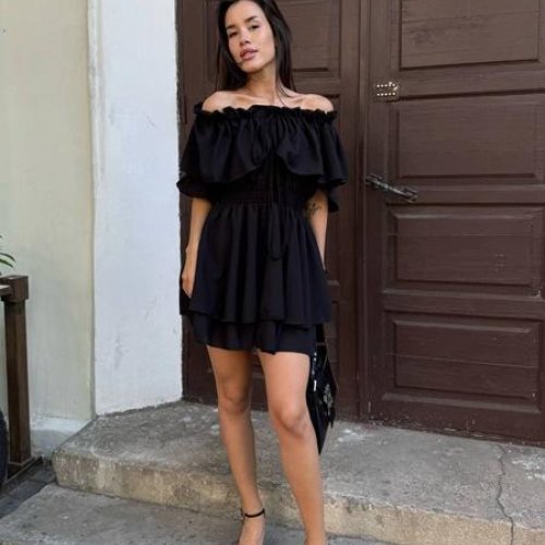 Платье Arina (42-48) 3114 black (лето) Arina 3114 black