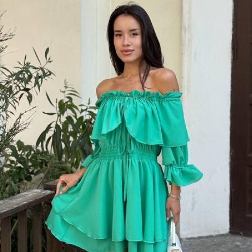 Платье Arina (42-48) 3114 green (лето) Arina 3114 green