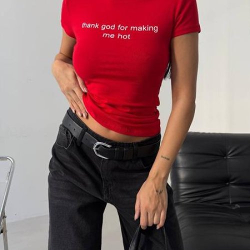 Футболка Arina (42-48) 4206 red (лето) Arina 4206 red