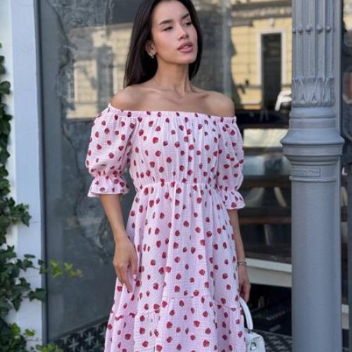 Платье Arina (42-48) 2467 pink (лето) Arina 2467 pink