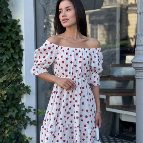 Платье Arina (42-48) 2467 white (лето) Arina 2467 white