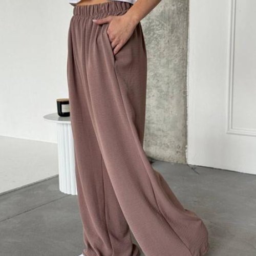 Штаны Arina (42-52) 3104 brown (деми) Arina 3104 brown