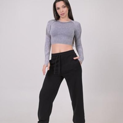 Штаны спорт MMC clothes (42-48) 6682 black (деми) MMC clothes 6682 black