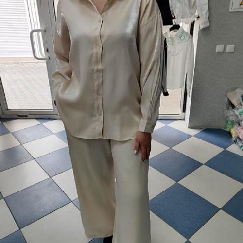 Костюм MMC clothes (2XL-5XL) 24002 beige (деми) MMC clothes 24002 beige