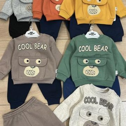 Костюм спорт Baby Boom (0.9-2) BB65 l.grey-d.grey (деми) Baby Boom BB65 l.grey-d.grey