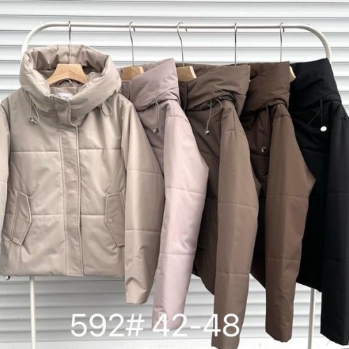 Куртка Yafeier (42-48) 592 l.beige (деми) Yafeier 592 l.beige