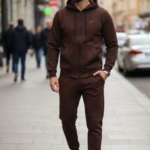 Костюм спорт Delviago (46-54) DL631 brown (деми) Delviago DL631 brown