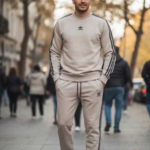 Костюм спорт Delviago (46-54) DL656 beige (деми) Delviago DL656 beige