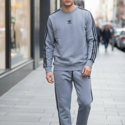 Костюм спорт Delviago (46-54) DL657 grey (деми) Delviago DL657 grey