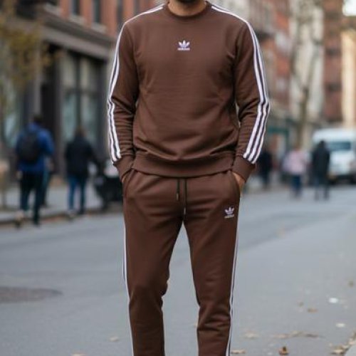 Костюм спорт Delviago (46-54) DL659 brown (деми) Delviago DL659 brown