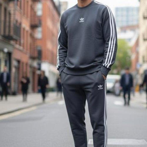 Костюм спорт Delviago (46-54) DL660 d.grey (деми) Delviago DL660 d.grey