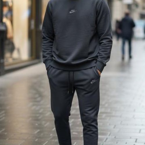 Костюм спорт Delviago (46-54) DL661 d.grey (деми) Delviago DL661 d.grey