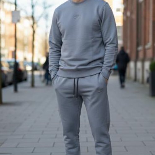 Костюм спорт Delviago (46-54) DL662 grey (деми) Delviago DL662 grey