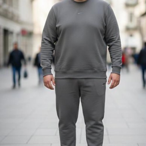 Костюм спорт Delviago (54-62) DL667 grey (деми) Delviago DL667 grey