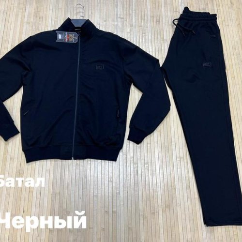 Костюм спорт Navas (3XL-6XL) NV1064 black (деми) Navas NV1064 black