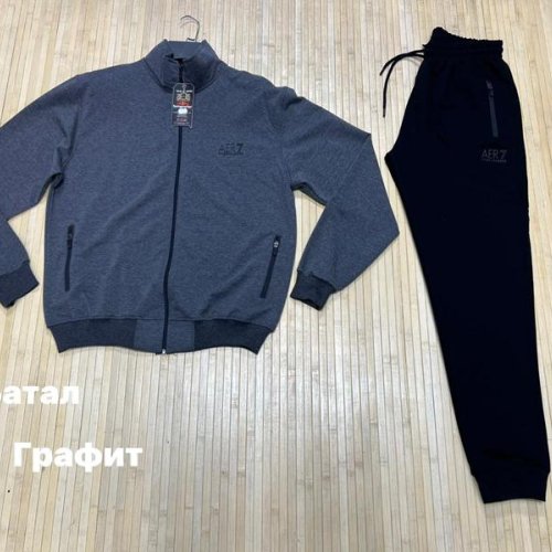 Костюм спорт Navas (3XL-6XL) NV1095 grey (деми) Navas NV1095 grey