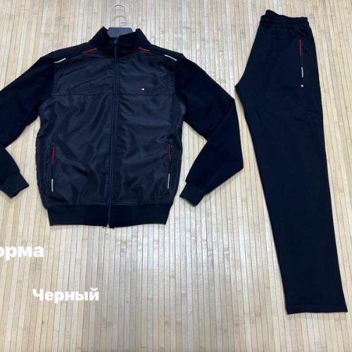 Костюм спорт Navas (M-2XL) NV1110 black (деми) Navas NV1110 black