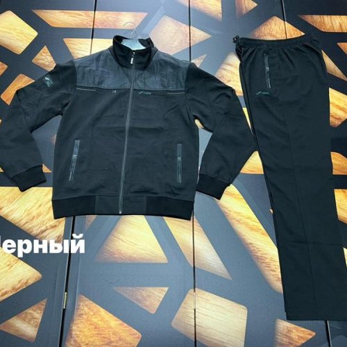 Костюм спорт Navas (L-3XL) NV1113 black (деми) Navas NV1113 black