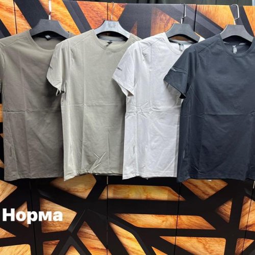 Футболка Navas (M-3XL) NV1139 black (лето) Navas NV1139 black