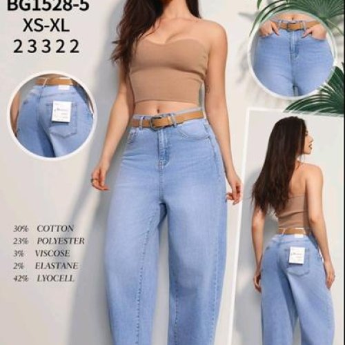 Джинсы Jeans Club (XS-XL) BG1528-5 l.blue (деми) Jeans Club BG1528-5 l.blue