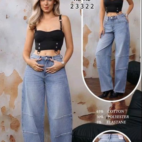 Джинсы Jeans Club (XS-XL) BG1566-4H l.blue (деми) Jeans Club BG1566-4H l.blue