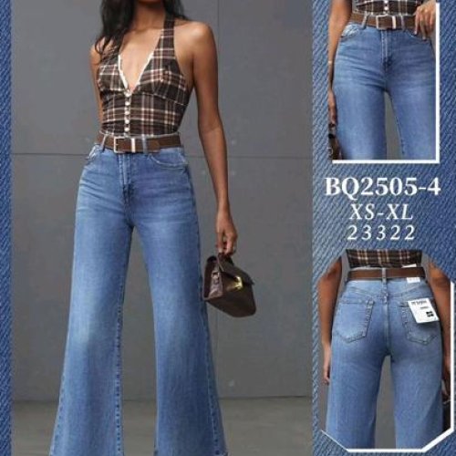 Джинсы Jeans Club (XS-XL) BQ2505-4 blue (деми) Jeans Club BQ2505-4 blue