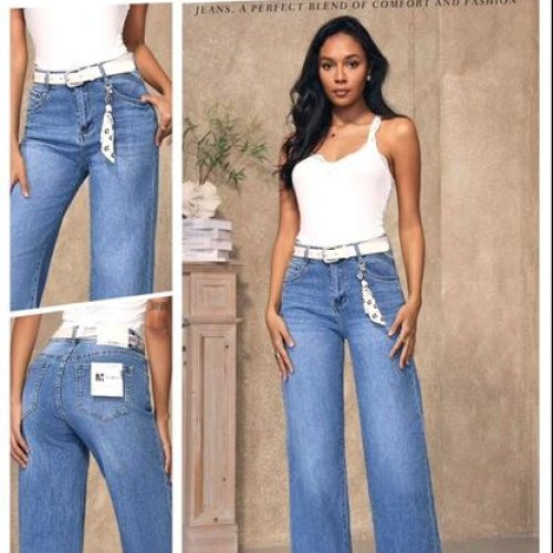 Джинсы Jeans Club (XS-XL) BQ2598 l.blue (деми) Jeans Club BQ2598 l.blue