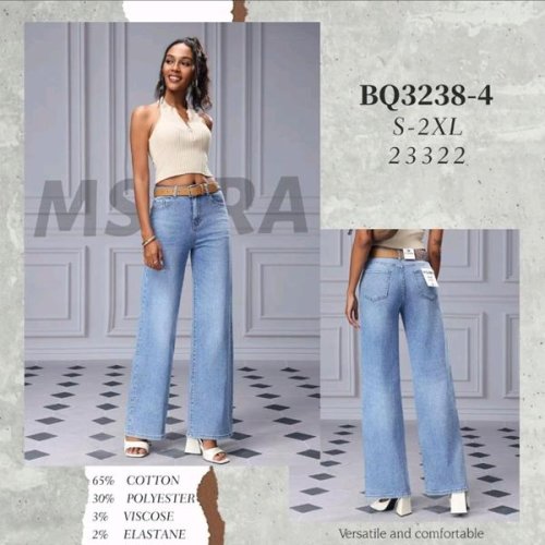 Джинсы Jeans Club (S-2XL) BQ3238-4 l.blue (деми) Jeans Club BQ3238-4 l.blue