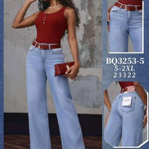 Джинсы Jeans Club (S-2XL) BQ3253-5 l.blue (деми) Jeans Club BQ3253-5 l.blue