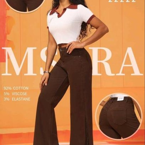 Джинсы Jeans Club (XS-XL) BQ3870-60 brown (деми) Jeans Club BQ3870-60 brown