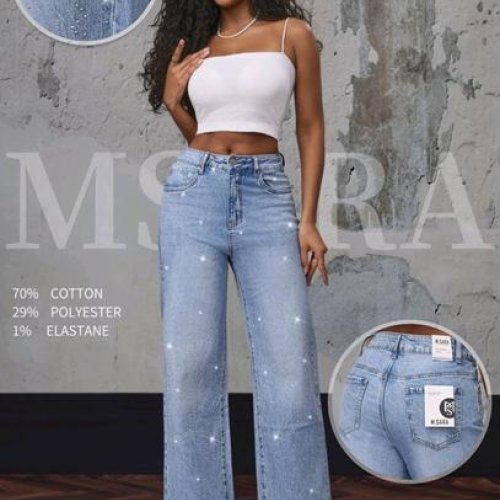 Джинсы Jeans Club (L-4XL) MQ301 l.blue (деми) Jeans Club MQ301 l.blue